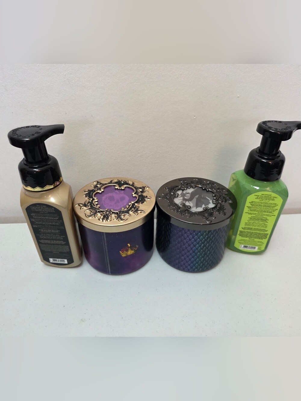 Disney Villains Bath & Body Works Evil Queen & Maleficent Candles/Soap Combo Set - Picture 5 of 5